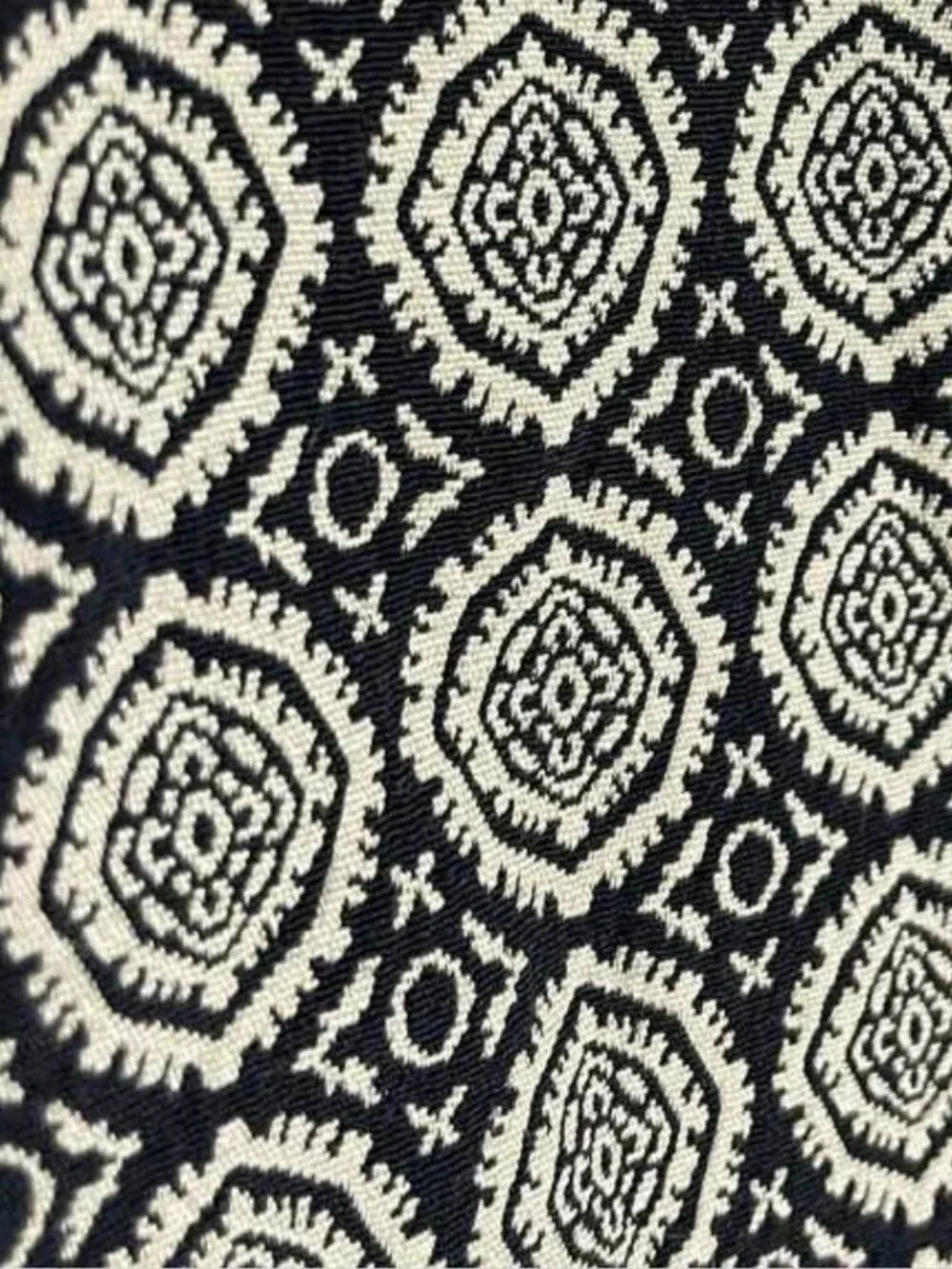 Ann Taylor Loft Belted Geometric Print Knee Length Pencil Skirt Size 8